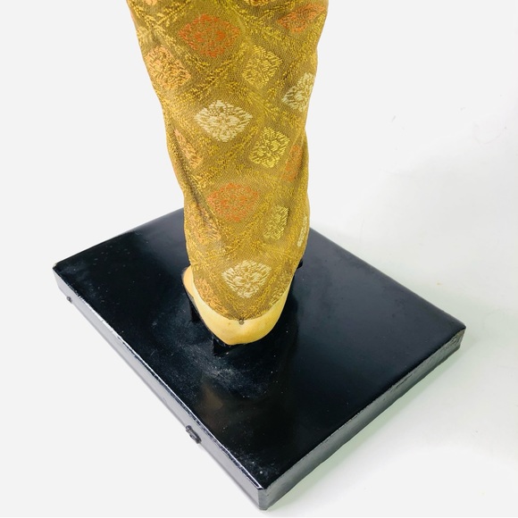 Vintage Harusame Nishi Geisha Standing Doll 15" Japanese Lady Figurine in Kimono - Picture 12 of 14